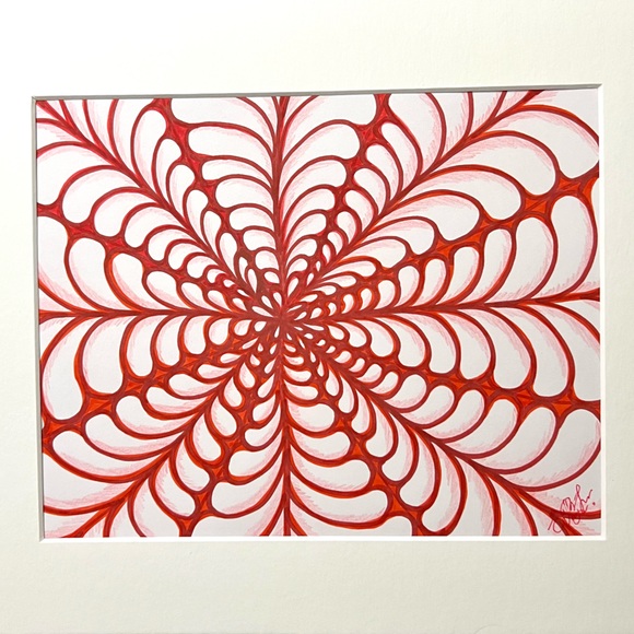 NEW ORIGINAL SIGNED ARTWORK INK DRAWING ON PAPER - Picture 2 of 12